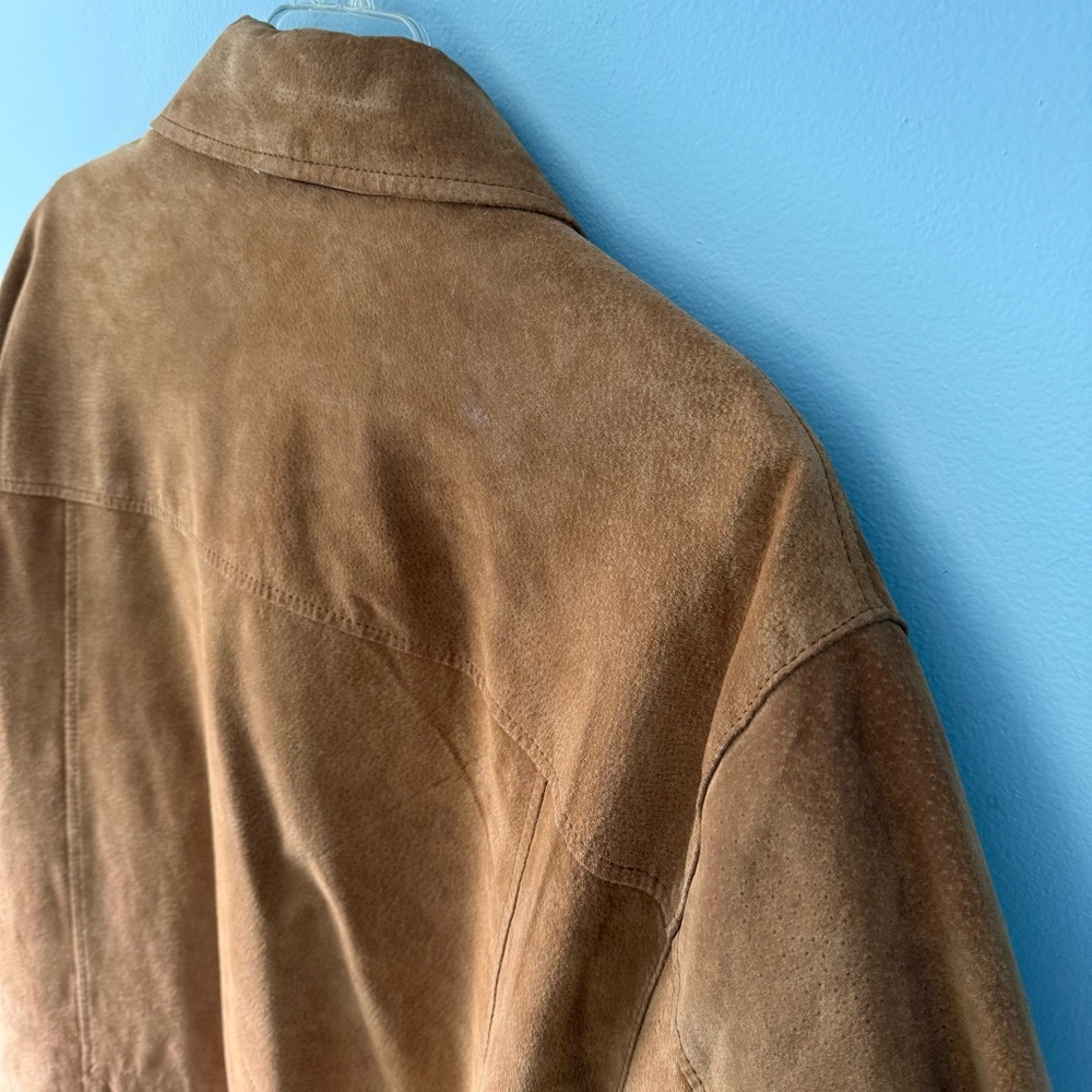 Boston Harbour Men’s Brown Suede Jacket - Picture 6 of 9